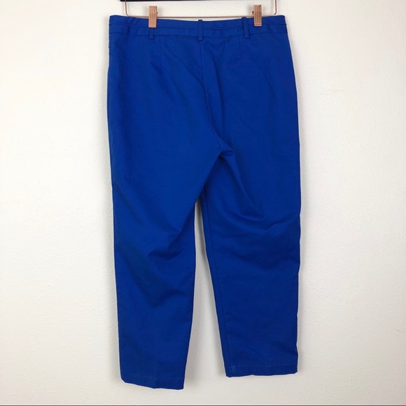 🔹sold🔹Calvin Klein Royal Blue Cropped Trouser - Picture 3 of 5